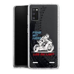 Carry Case Hülle Transparent/glitter ohne Band