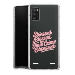 Carry Case Hülle Transparent/glitter ohne Band