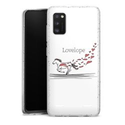 Carry Case Hülle Transparent/glitter ohne Band