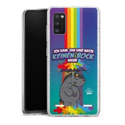 Carry Case Hülle Transparent/glitter ohne Band