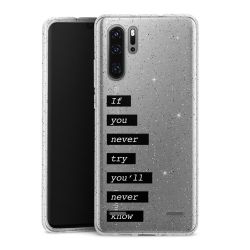 Carry Case Hülle Transparent/glitter ohne Band