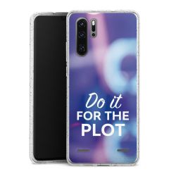 Carry Case Hülle Transparent/glitter ohne Band