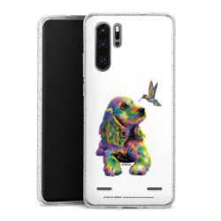 Carry Case Hülle Transparent/glitter ohne Band