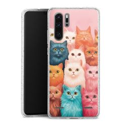 Carry Case Hülle Transparent/glitter ohne Band