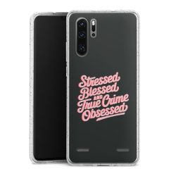 Carry Case Hülle Transparent/glitter ohne Band