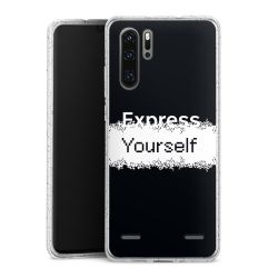 Carry Case Hülle Transparent/glitter ohne Band