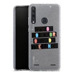 Carry Case Hülle Transparent/glitter ohne Band