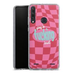 Carry Case Hülle Transparent/glitter ohne Band