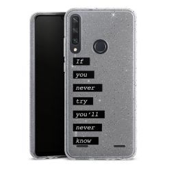 Carry Case Hülle Transparent/glitter ohne Band