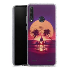 Carry Case Hülle Transparent/glitter ohne Band