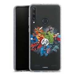 Carry Case Hülle Transparent/glitter ohne Band