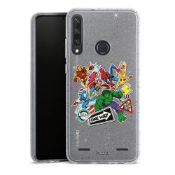 Carry Case Hülle Transparent/glitter ohne Band