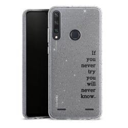 Carry Case Hülle Transparent/glitter ohne Band