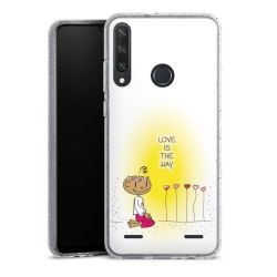 Carry Case Hülle Transparent/glitter ohne Band