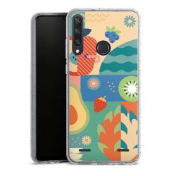 Carry Case Hülle Transparent/glitter ohne Band