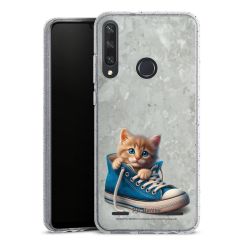 Carry Case Hülle Transparent/glitter ohne Band