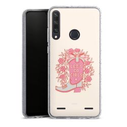 Carry Case Hülle Transparent/glitter ohne Band