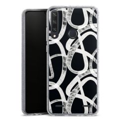 Carry Case Hülle Transparent/glitter ohne Band