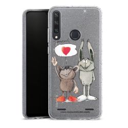 Carry Case Hülle Transparent/glitter ohne Band