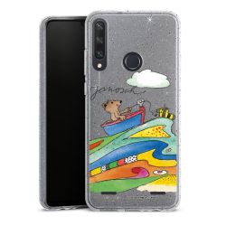 Carry Case Hülle Transparent/glitter ohne Band