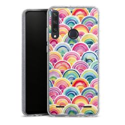 Carry Case Hülle Transparent/glitter ohne Band