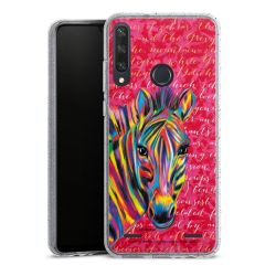 Carry Case Hülle Transparent/glitter ohne Band