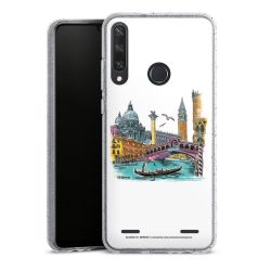 Carry Case Hülle Transparent/glitter ohne Band