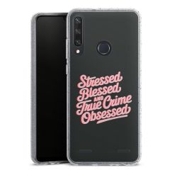 Carry Case Hülle Transparent/glitter ohne Band