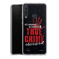 Carry Case Hülle Transparent/glitter ohne Band