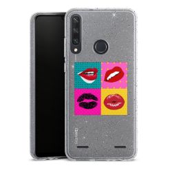 Carry Case Hülle Transparent/glitter ohne Band