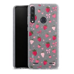 Carry Case Hülle Transparent/glitter ohne Band