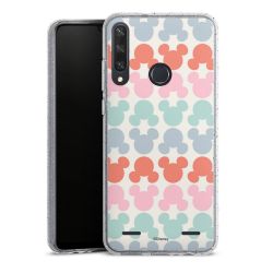 Carry Case Hülle Transparent/glitter ohne Band