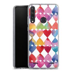 Carry Case Hülle Transparent/glitter ohne Band