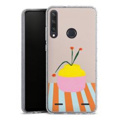 Carry Case Hülle Transparent/glitter ohne Band