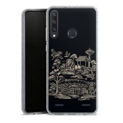 Carry Case Hülle Transparent/glitter ohne Band