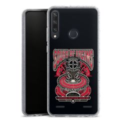 Carry Case Hülle Transparent/glitter ohne Band