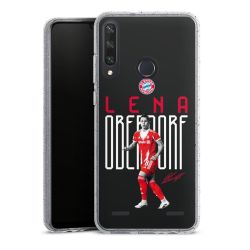 Carry Case Hülle Transparent/glitter ohne Band