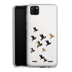 Carry Case Hülle Transparent/glitter ohne Band