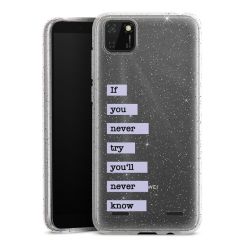 Carry Case Hülle Transparent/glitter ohne Band