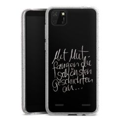 Carry Case Hülle Transparent/glitter ohne Band