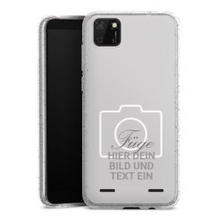 Carry Case Hülle Transparent/glitter ohne Band