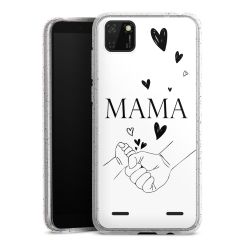 Carry Case Hülle Transparent/glitter ohne Band