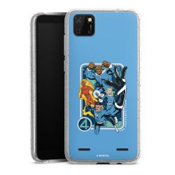 Carry Case Hülle Transparent/glitter ohne Band