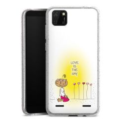 Carry Case Hülle Transparent/glitter ohne Band