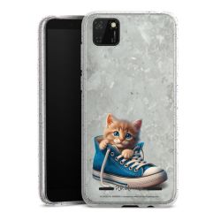 Carry Case Hülle Transparent/glitter ohne Band