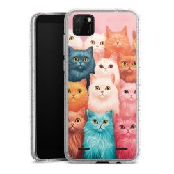 Carry Case Hülle Transparent/glitter ohne Band