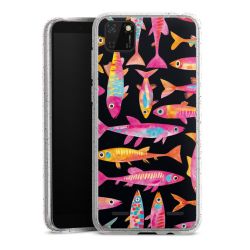 Carry Case Hülle Transparent/glitter ohne Band