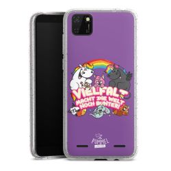 Carry Case Hülle Transparent/glitter ohne Band