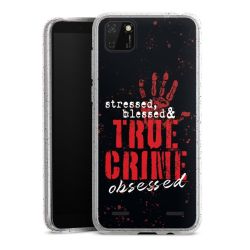 Carry Case Hülle Transparent/glitter ohne Band