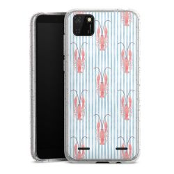 Carry Case Hülle Transparent/glitter ohne Band